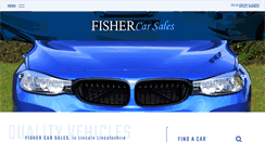Desktop Screenshot of fisher-carsales.co.uk